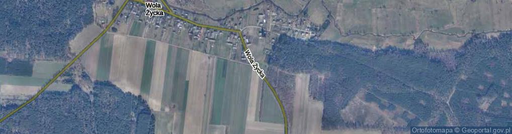 Zdjęcie satelitarne Wola Życka ul.